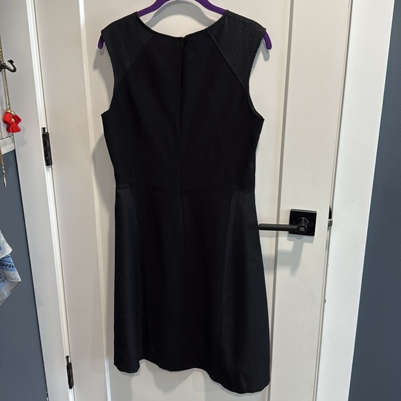 Ann Taylor Black Textured Midi Dress - Picture 7 of 11